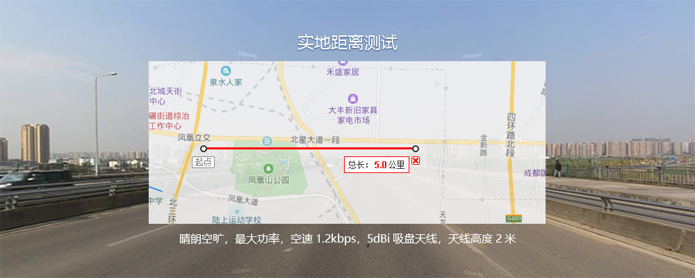 窄带传输模块测距5000