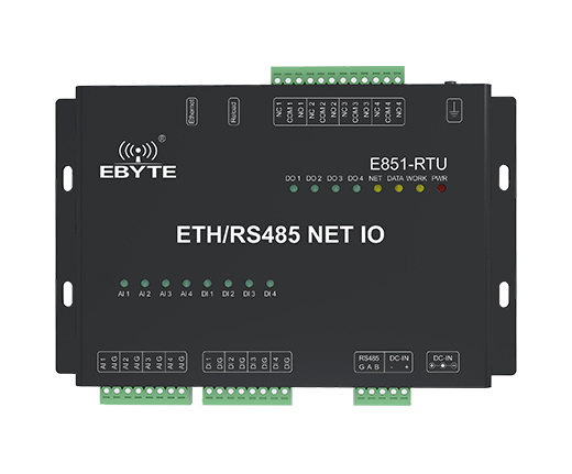【12路RTU网络IO控制器】rs485接口数字量输入以太网远程控制