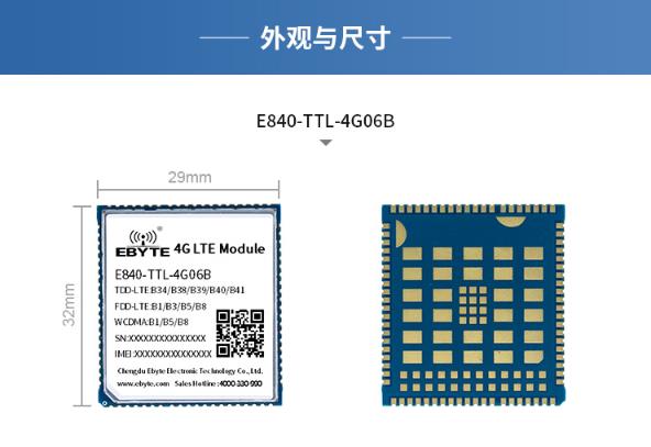 E840-TTL-4G06B模块实物