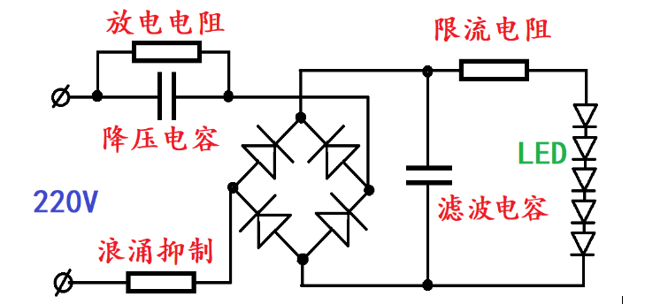 阻容降压型电源原理