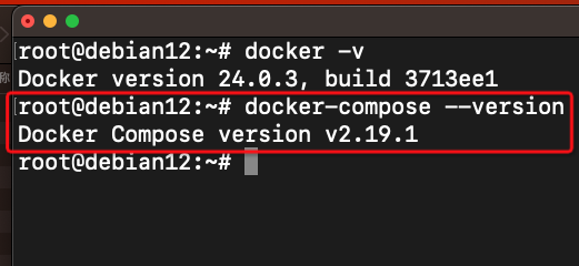 5使用docker-compose --version命令