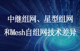 中继组网、星型组网和Mesh自组网技术差异详解