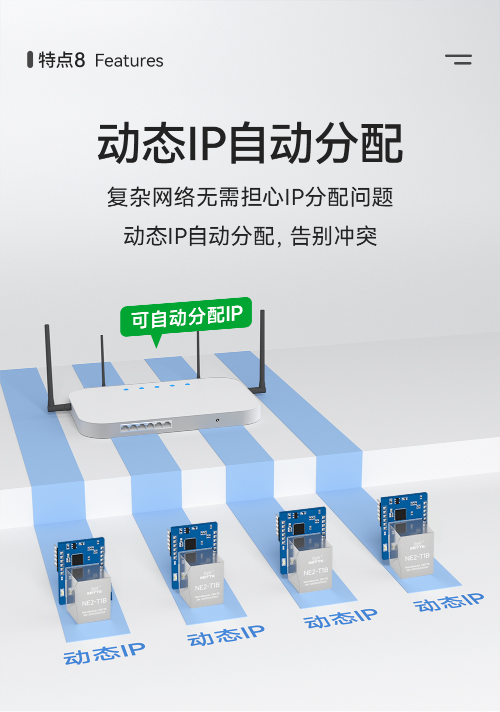 NE2-T1B 单串口服务器模组 (11)