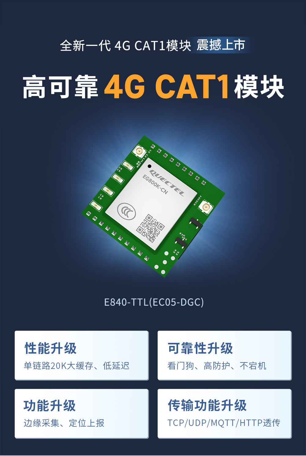 4G CAT1插针模块