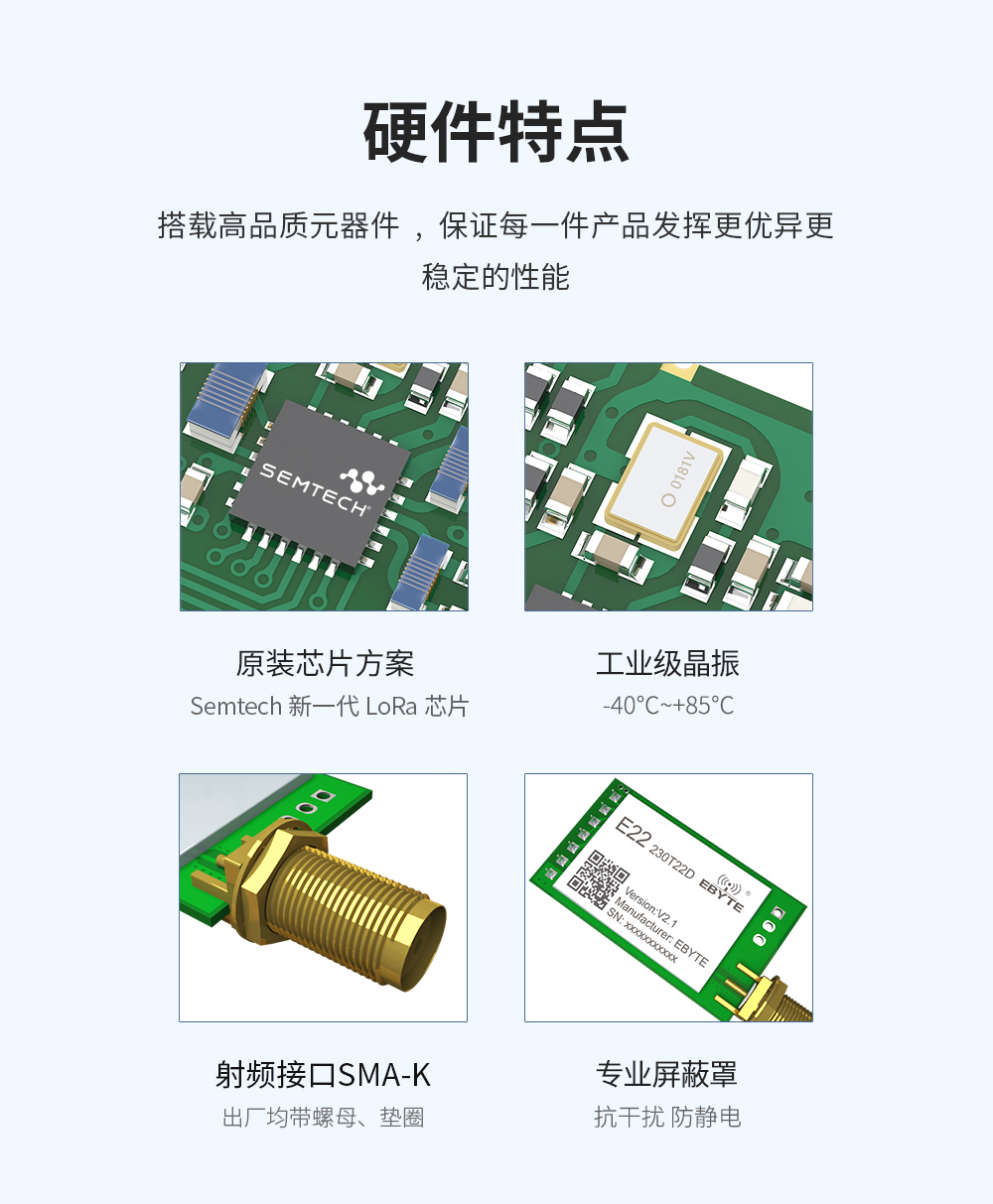 E22-230T22D LORA扩频模块 (2)