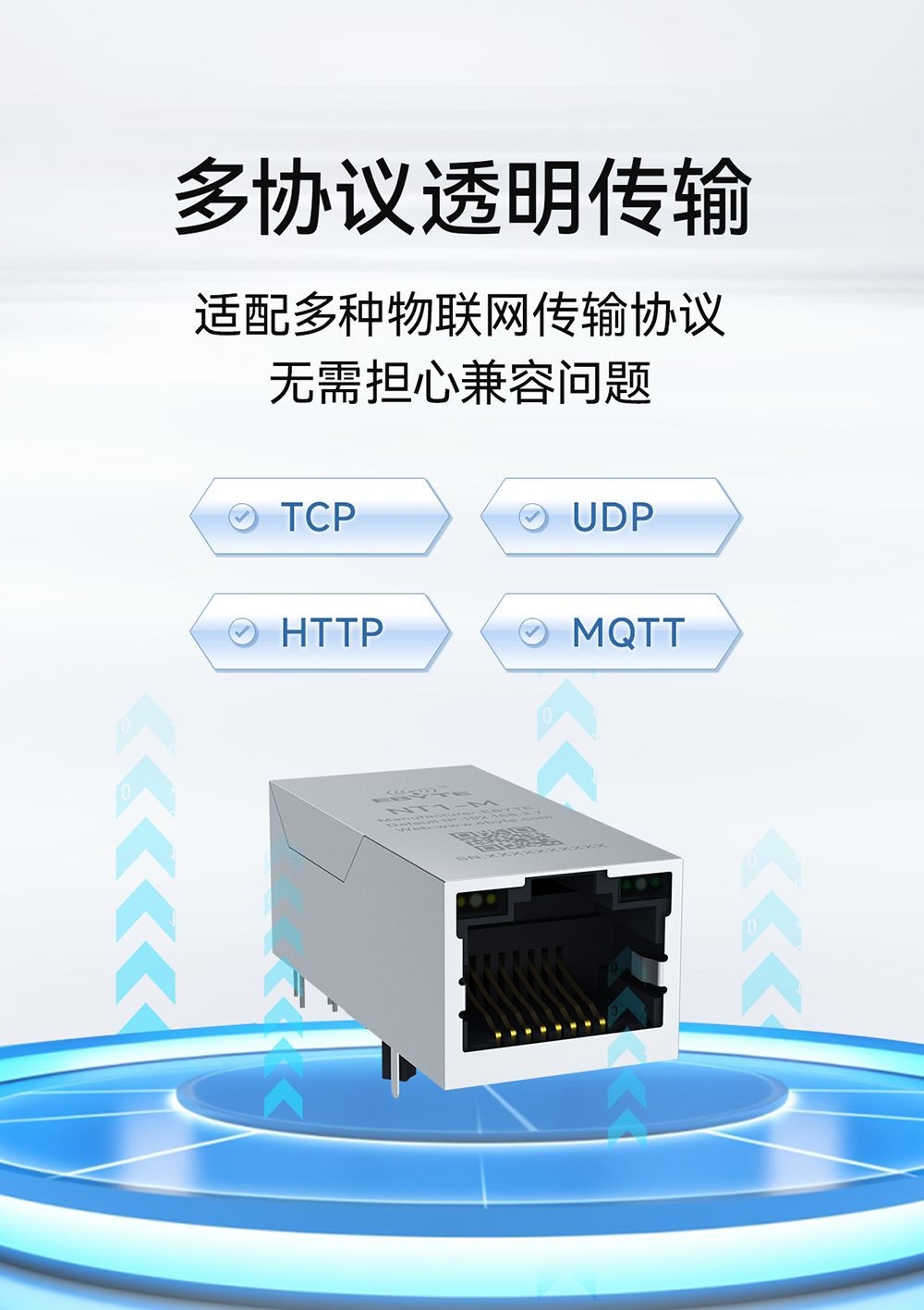 NT1-M 串口转以太网插针模块 (12)