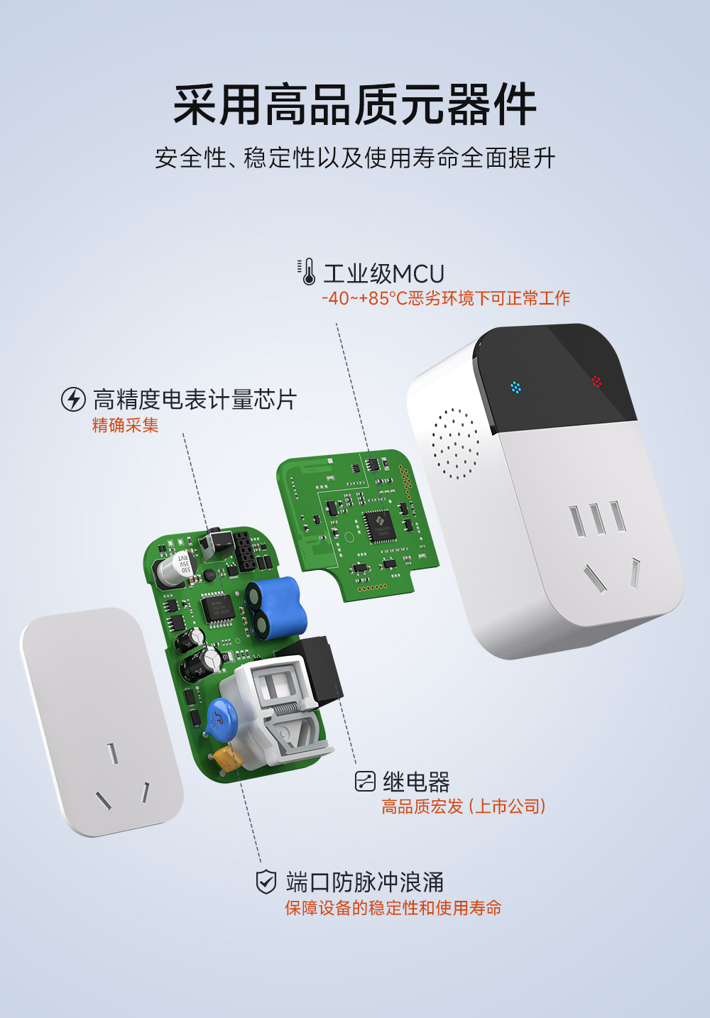 元器件展示 - CE31-C01 智能插座